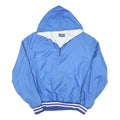 HOLLOWAY Mens Blue Bexley Softball Zip Hooded Jacket L Polyester Woven Casual