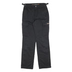 TEDDYS Womens Cotton Blend Black Regular Fit Casual Trousers W28 L32 Utility