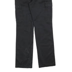 TEDDYS Womens Cotton Blend Black Regular Fit Casual Trousers W28 L32 Utility