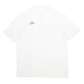 KAPPA Mens White Short Sleeve Plain Polo Shirt 2XL Cotton Classic Sportswear