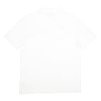 KAPPA Mens White Short Sleeve Plain Polo Shirt 2XL Cotton Classic Sportswear