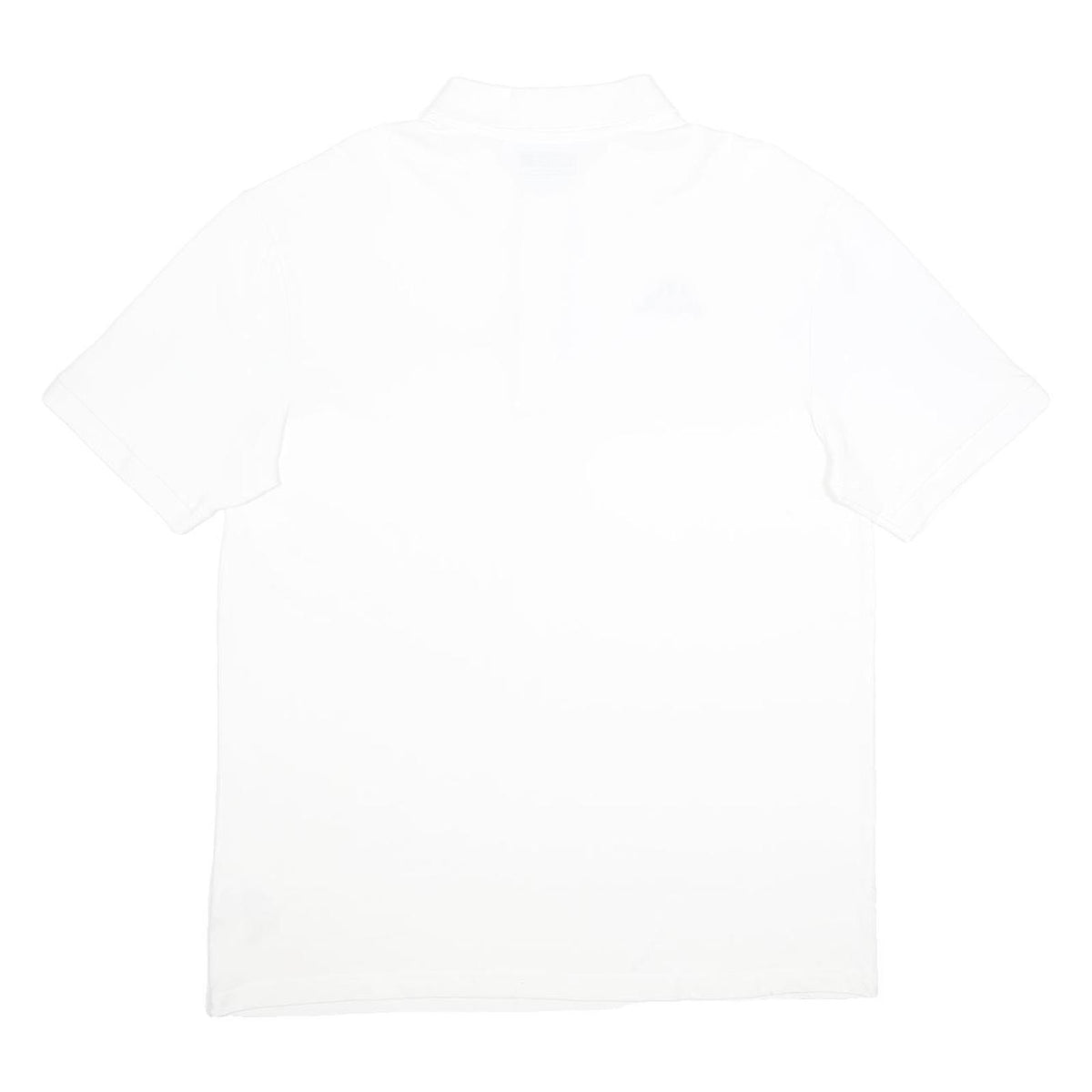 KAPPA Mens White Short Sleeve Plain Polo Shirt 2XL Cotton Classic Sportswear