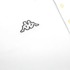 KAPPA Mens White Short Sleeve Plain Polo Shirt 2XL Cotton Classic Sportswear