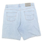MCPANTHON Mens Shorts Blue Denim L W34 Casual Cotton Summer