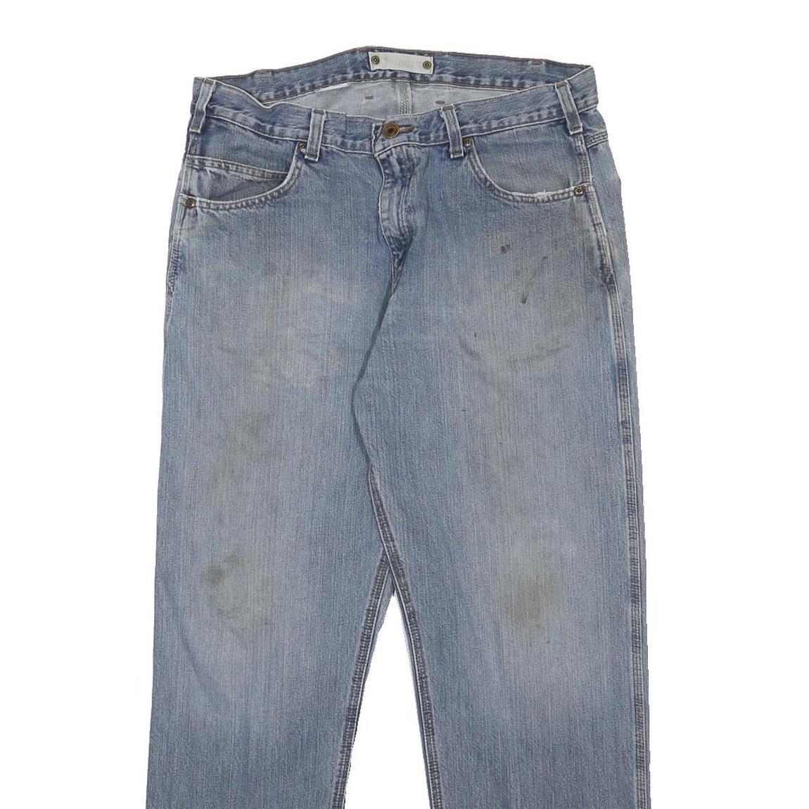 CARHARTT Mens Jeans Blue Regular Straight Denim W34 L31 Casual Workwear