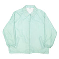BLAIR Womens Mint Green Jacket XL Polyester Blend Button Casual Outerwear