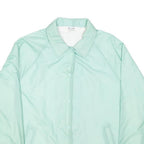 BLAIR Womens Mint Green Jacket XL Polyester Blend Button Casual Outerwear