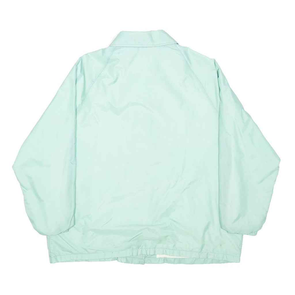 BLAIR Womens Mint Green Jacket XL Polyester Blend Button Casual Outerwear