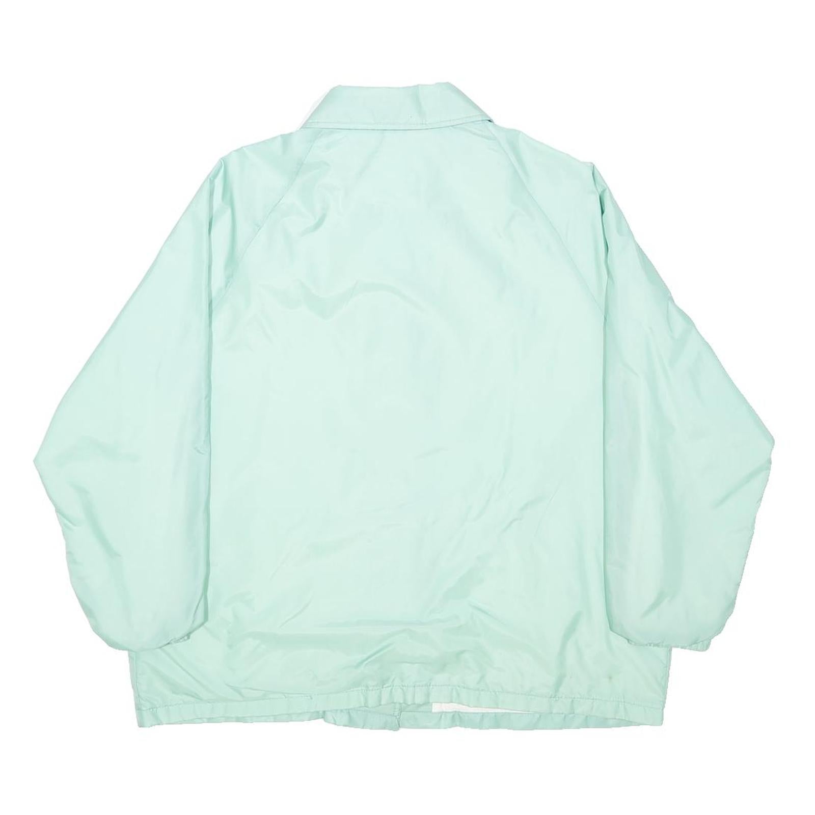 BLAIR Womens Mint Green Jacket XL Polyester Blend Button Casual Outerwear