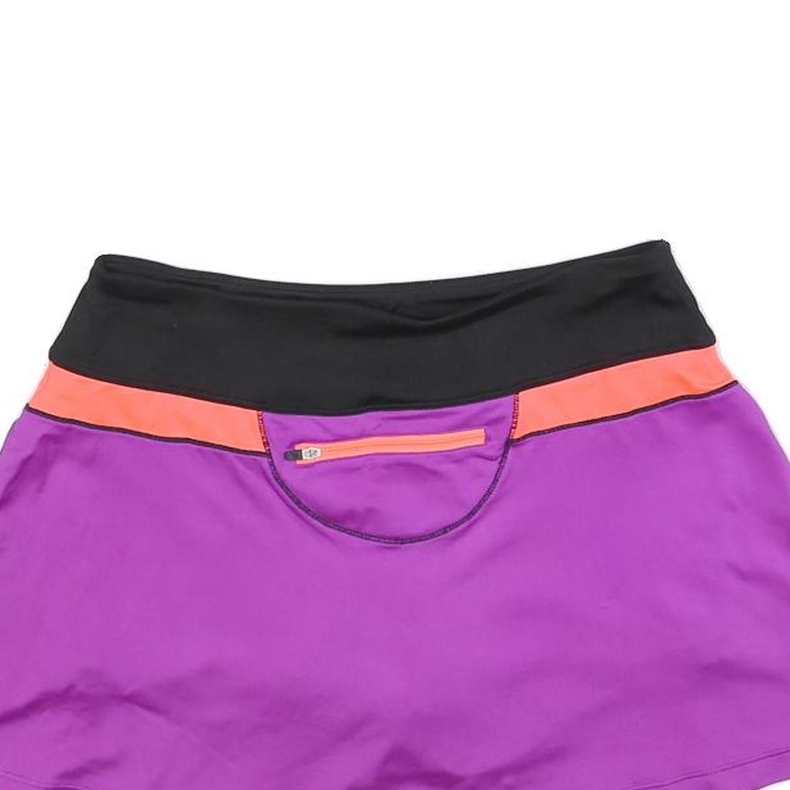 FILA Womens Purple & Pink Athletic Mini Skort Polyester Blend Size M Activewear