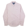 TOMMY HILFIGER Mens Shirt Pink Spotted Long Sleeve XS