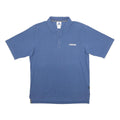 ADIDAS Mens Blue Short Sleeve Plain M Cotton Blend Polo Shirt Casual Sportswear