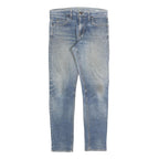 DICKIES Mens Slim Blue Denim Light Wash Jeans W30 L30 Zip Closure Casual