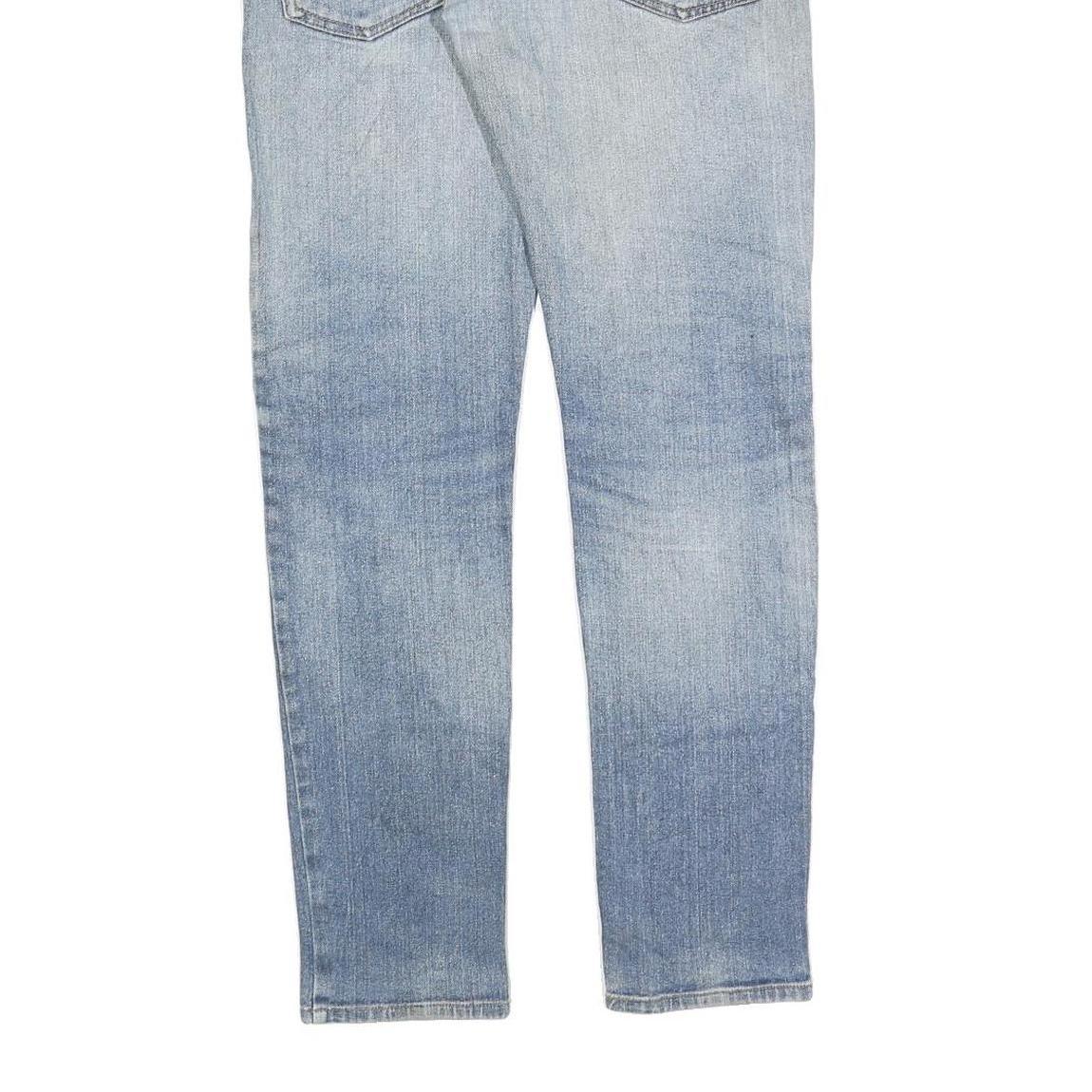 DICKIES Mens Slim Blue Denim Light Wash Jeans W30 L30 Zip Closure Casual