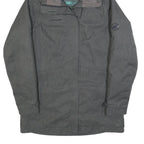 MAMMUT Womens Grey Outdoor Jacket M Polyester Blend Zip Hooded Regular Fit