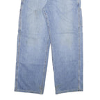 DENVER HAYES Mens Jeans Blue Relaxed Straight Denim Medium W34 L32 Casual