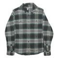 CARHARTT Womens Green Black & White Checked Cotton Blend Shirt M Casual Workwear