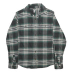 CARHARTT Womens Green Black & White Checked Cotton Blend Shirt M Casual Workwear
