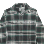 CARHARTT Womens Green Black & White Checked Cotton Blend Shirt M Casual Workwear