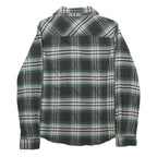 CARHARTT Womens Green Black & White Checked Cotton Blend Shirt M Casual Workwear