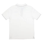 KAPPA Mens White Short Sleeve Plain Polo Shirt M Cotton Casual Basic