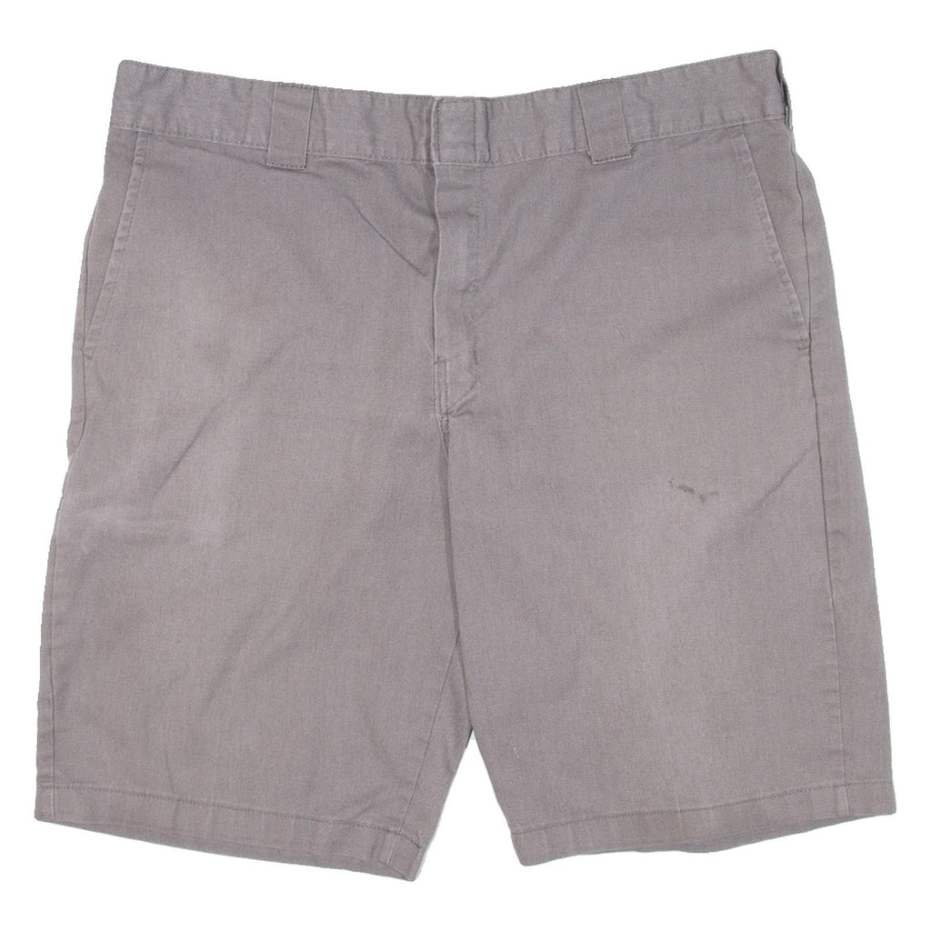 DICKIES Mens Workwear Shorts Grey Relaxed XL W38