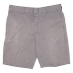 DICKIES Mens Workwear Shorts Grey Relaxed XL W38