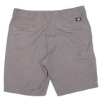 DICKIES Mens Workwear Shorts Grey Relaxed XL W38