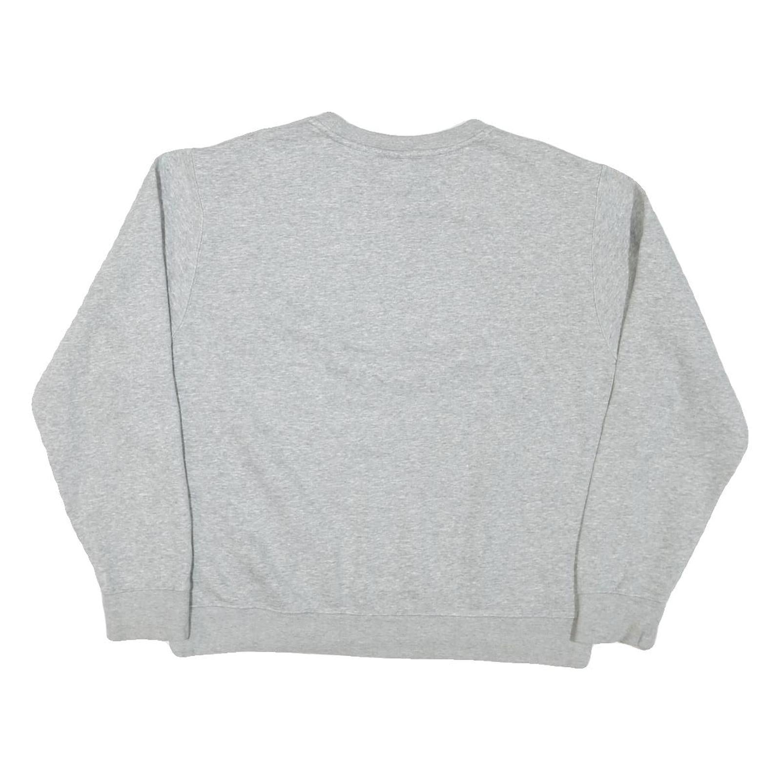 NIKE Mens Grey Air Force Gymnastics Crew Neck M Sweatshirt Cotton Blend Pullover