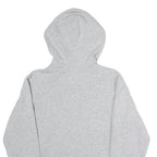 CHAMPION Mens Grey Hoodie L Cotton Blend Casual Logo Pullover Sweatshirt