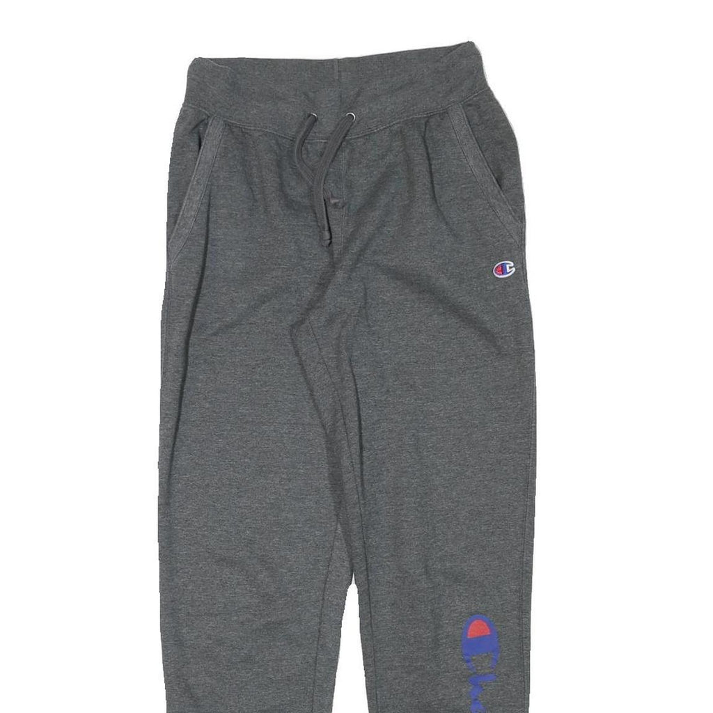 CHAMPION Mens Joggers Grey S W26 L29 Cotton Blend Regular Tapered Comfort