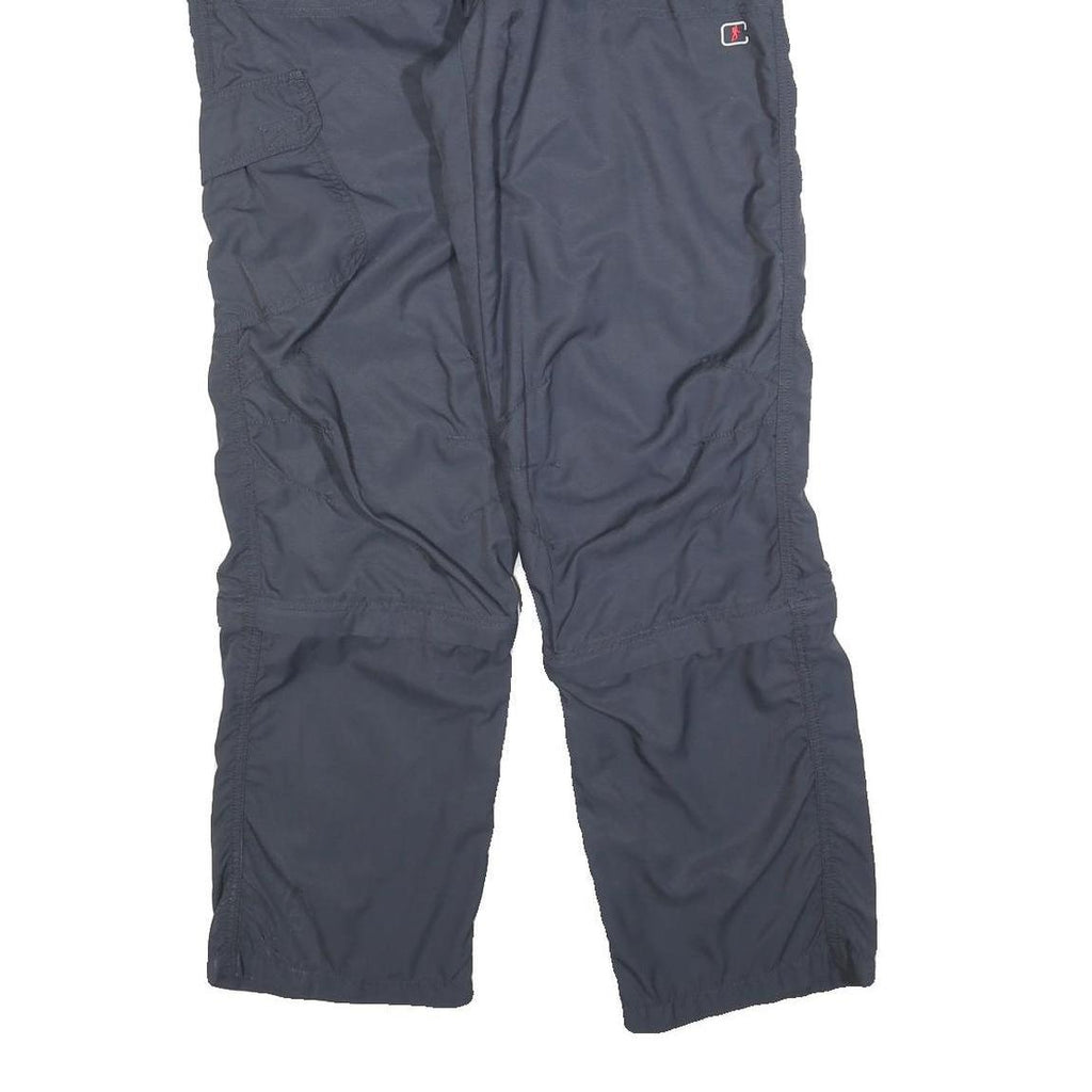 COLONIAL Womens Polyester Blend Navy Regular Fit Straight Leg Trousers W32 L32