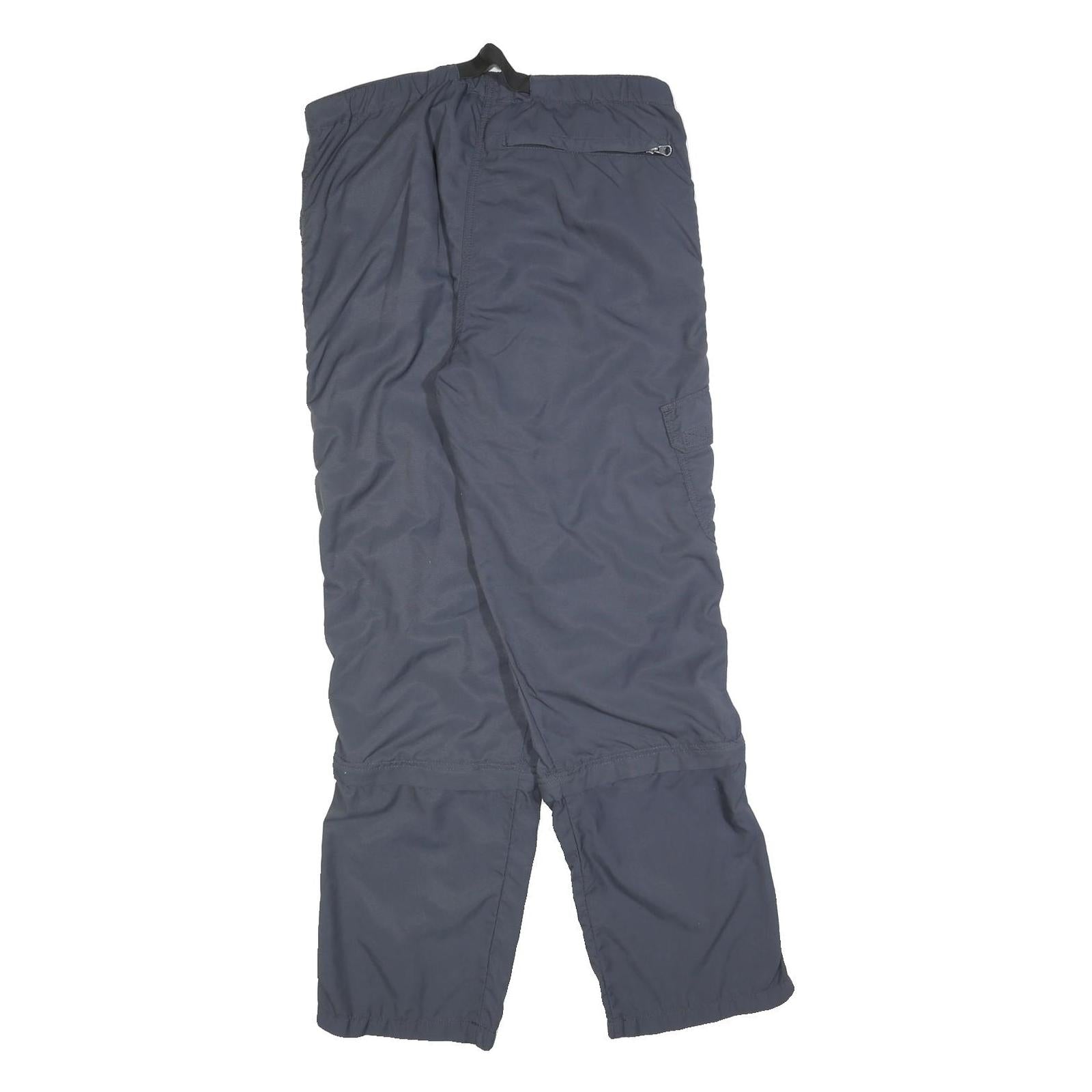 COLONIAL Womens Polyester Blend Navy Regular Fit Straight Leg Trousers W32 L32