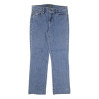 LAUREN RALPH LAUREN Womens Jeans Blue Regular Straight Denim Medium W30 L28