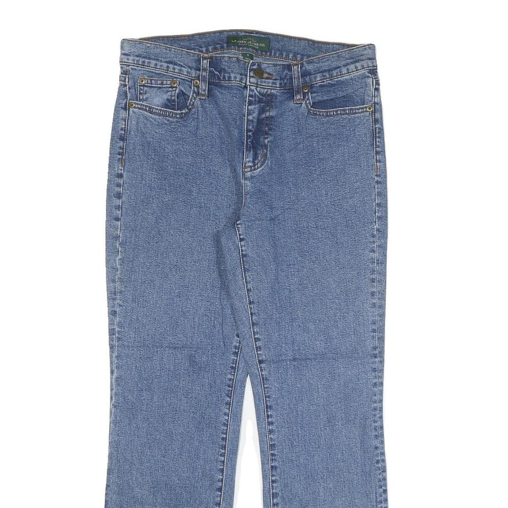 LAUREN RALPH LAUREN Womens Jeans Blue Regular Straight Denim Medium W30 L28