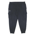 UNDER ARMOUR Mens Joggers Black 2XL W38 L28 Relaxed Tapered Cotton Blend