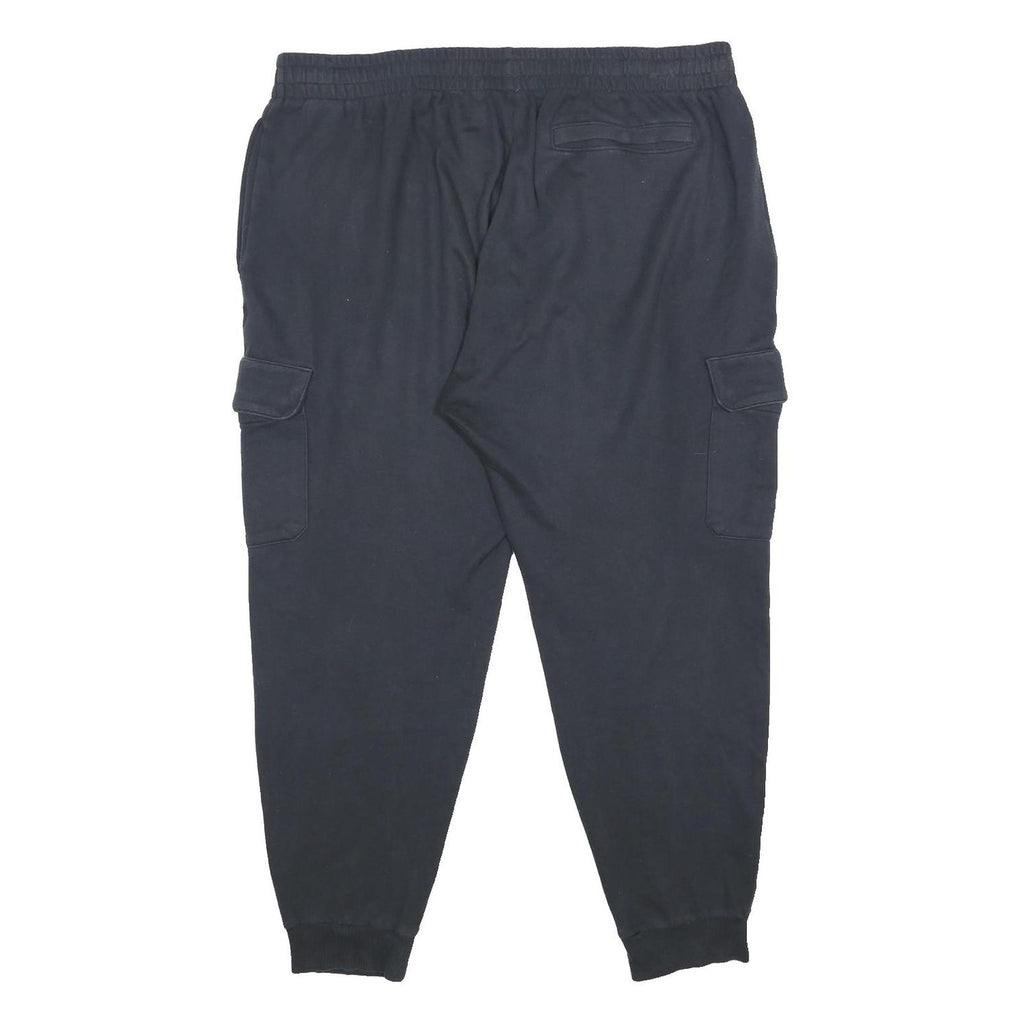 UNDER ARMOUR Mens Joggers Black 2XL W38 L28 Relaxed Tapered Cotton Blend