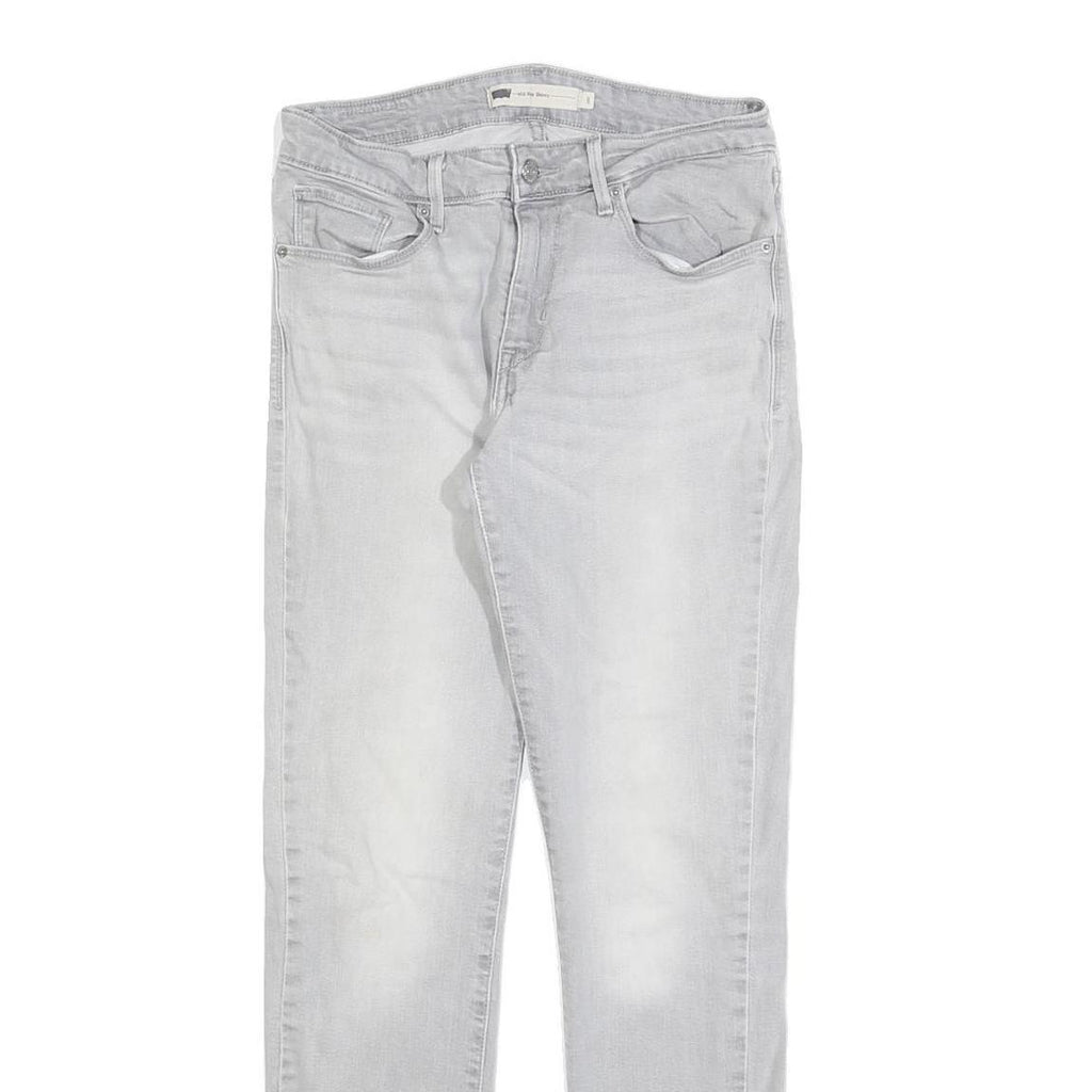 LEVI'S Womens Slim Slim Fit Light Blue Denim Jeans W29 L32 Comfortable Casual