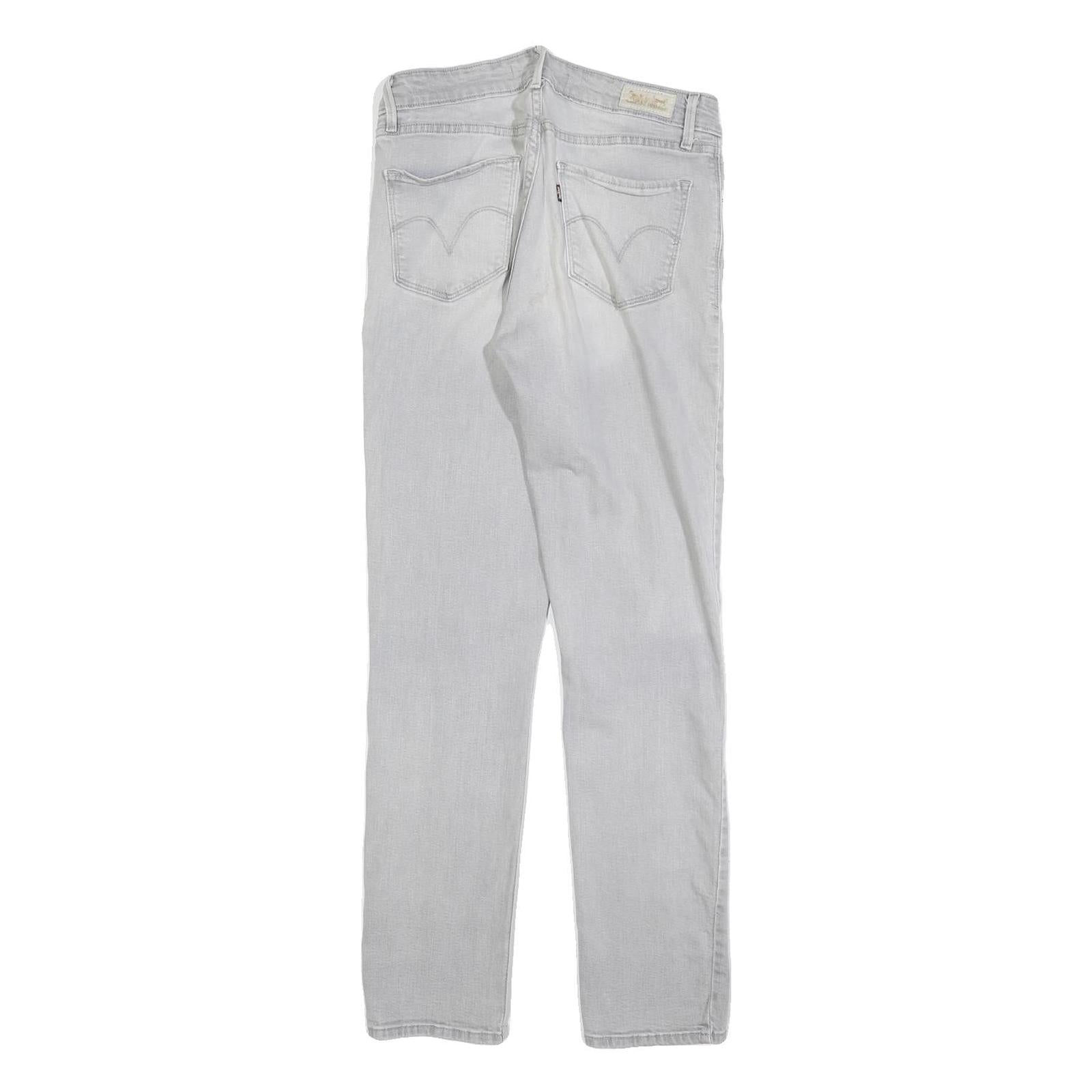 LEVI'S Womens Slim Slim Fit Light Blue Denim Jeans W29 L32 Comfortable Casual