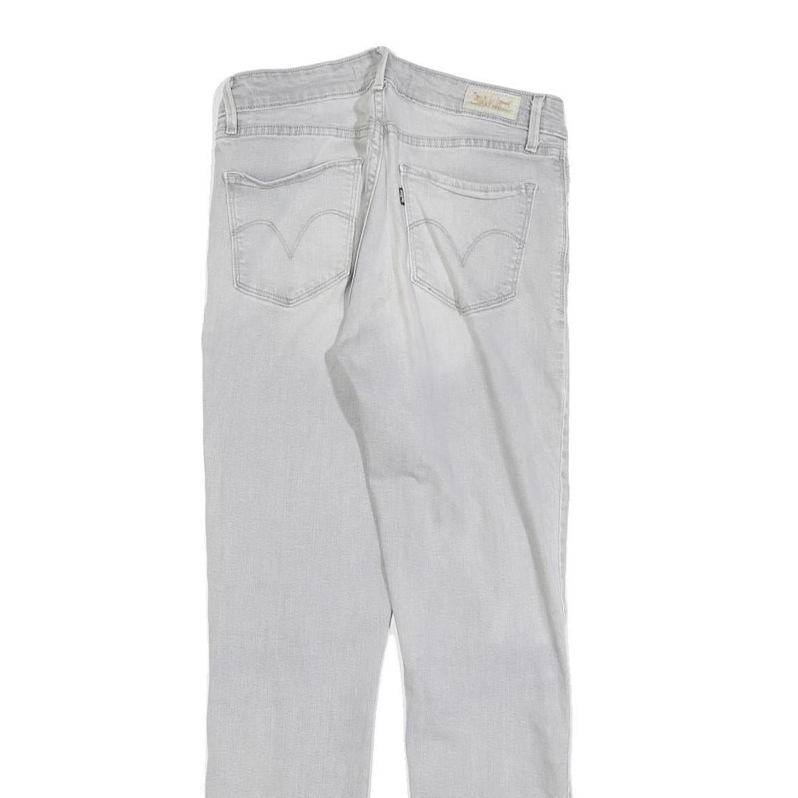 LEVI'S Womens Slim Slim Fit Light Blue Denim Jeans W29 L32 Comfortable Casual