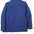 NFL Mens Blue Polyester Blend Zip Hooded Jacket M Plain Casual Sportswear