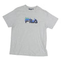 FILA Womens Grey Graphic T-Shirt XL Short Sleeve Crew Neck Cotton Casual