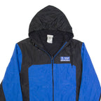 DISNEY Mens Rain Jacket Blue Hooded M