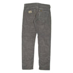 LOIS Womens Corduroy Trousers Grey Regular Straight W32 L32