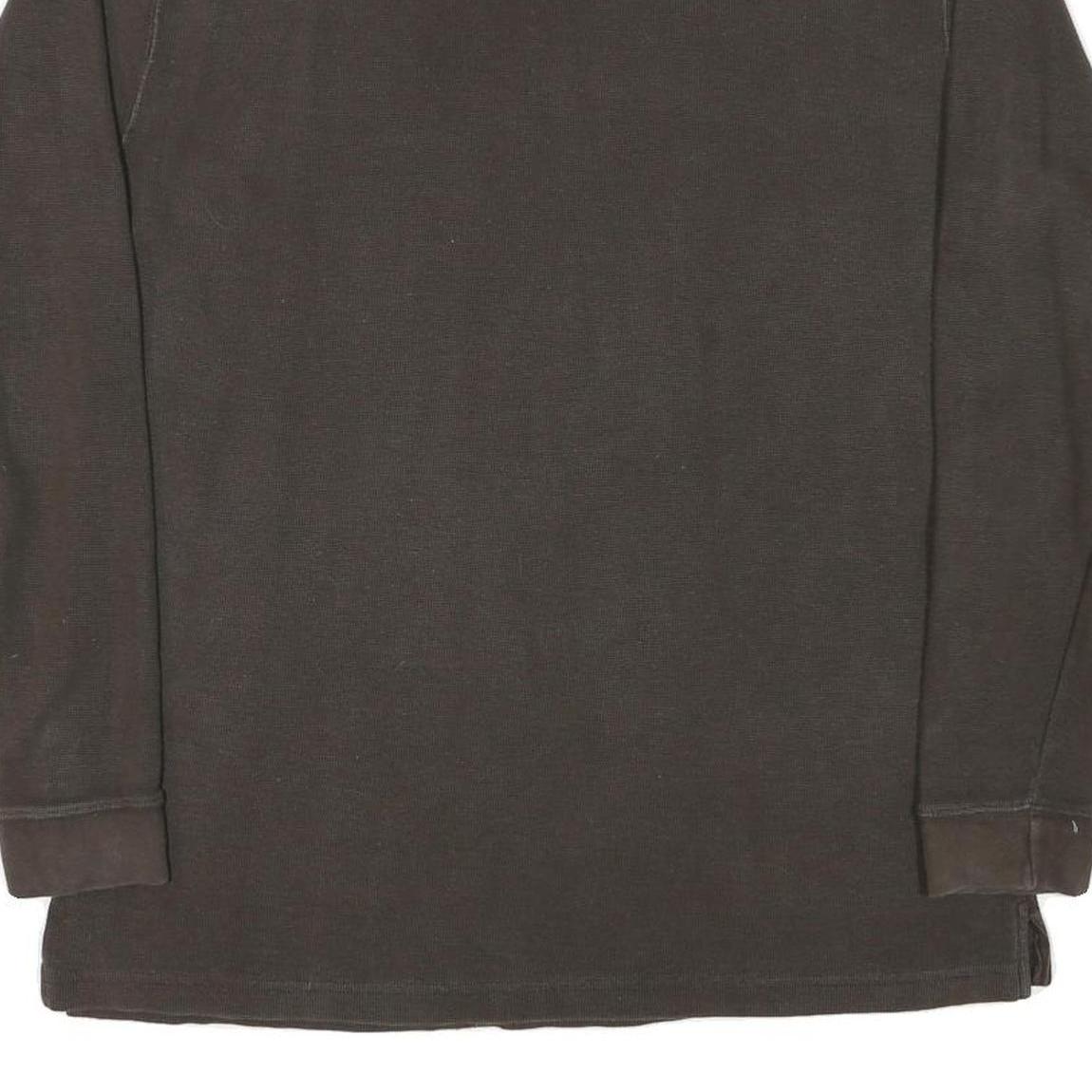 CARHARTT Mens Brown Graphic T-Shirt XL Long Sleeve Crew Neck Workwear