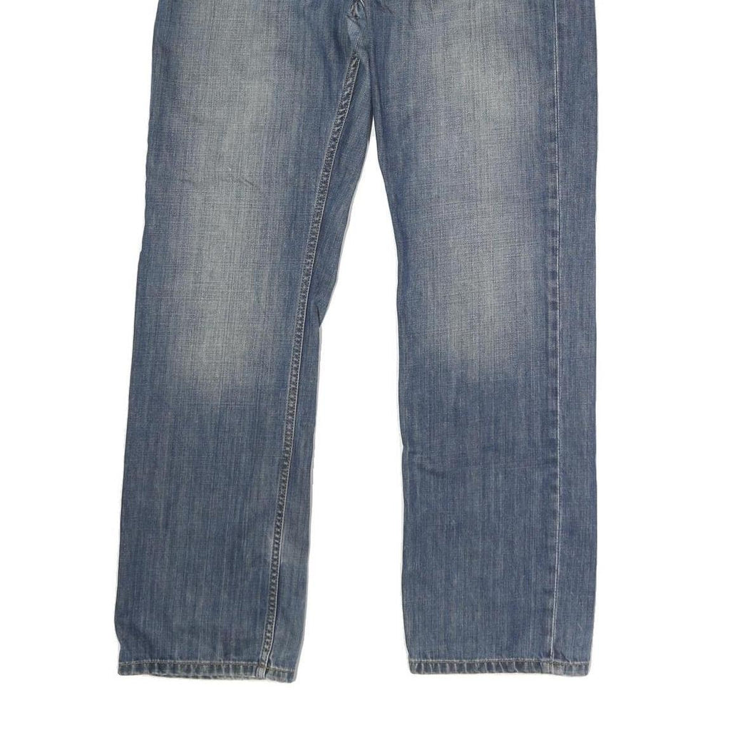 CARHARTT Mens Regular Fit Blue Denim Jeans W34 L30 Button Closure Casual