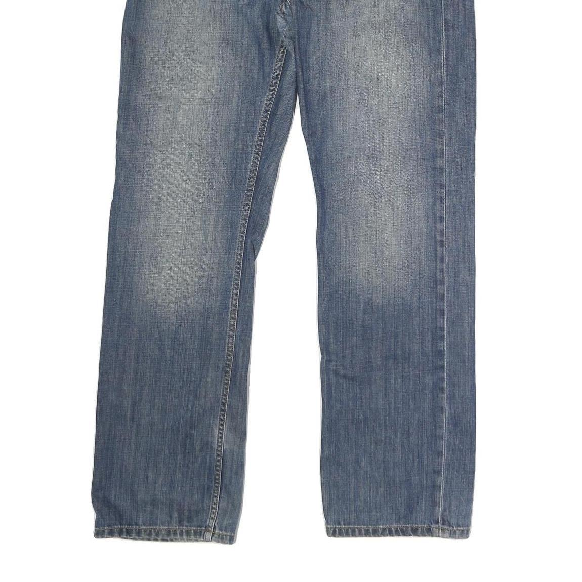 CARHARTT Mens Regular Fit Blue Denim Jeans W34 L30 Button Closure Casual