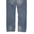 CARHARTT Mens Regular Fit Blue Denim Jeans W34 L30 Button Closure Casual