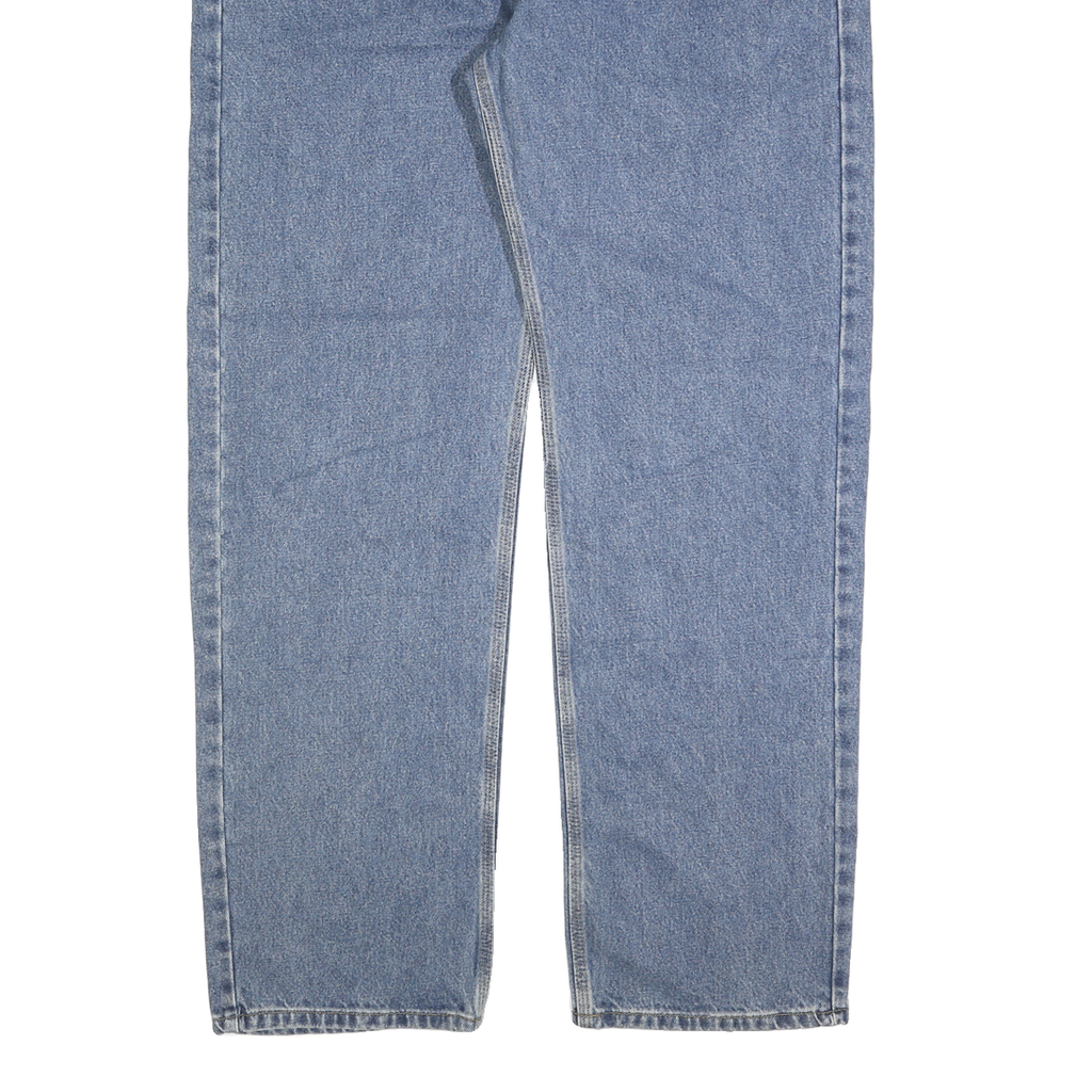 CARHARTT Mens Jeans Blue Relaxed Straight Denim Medium W42 L34 Workwear Zip