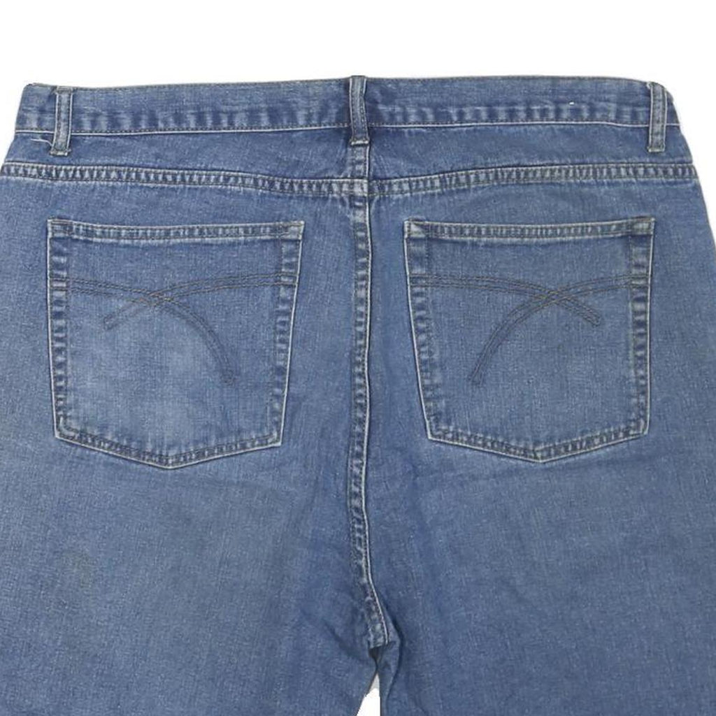 BIG CREEK CLOTHING Mens Denim Blue Casual Shorts XL W38 Cotton Blend Comfortable